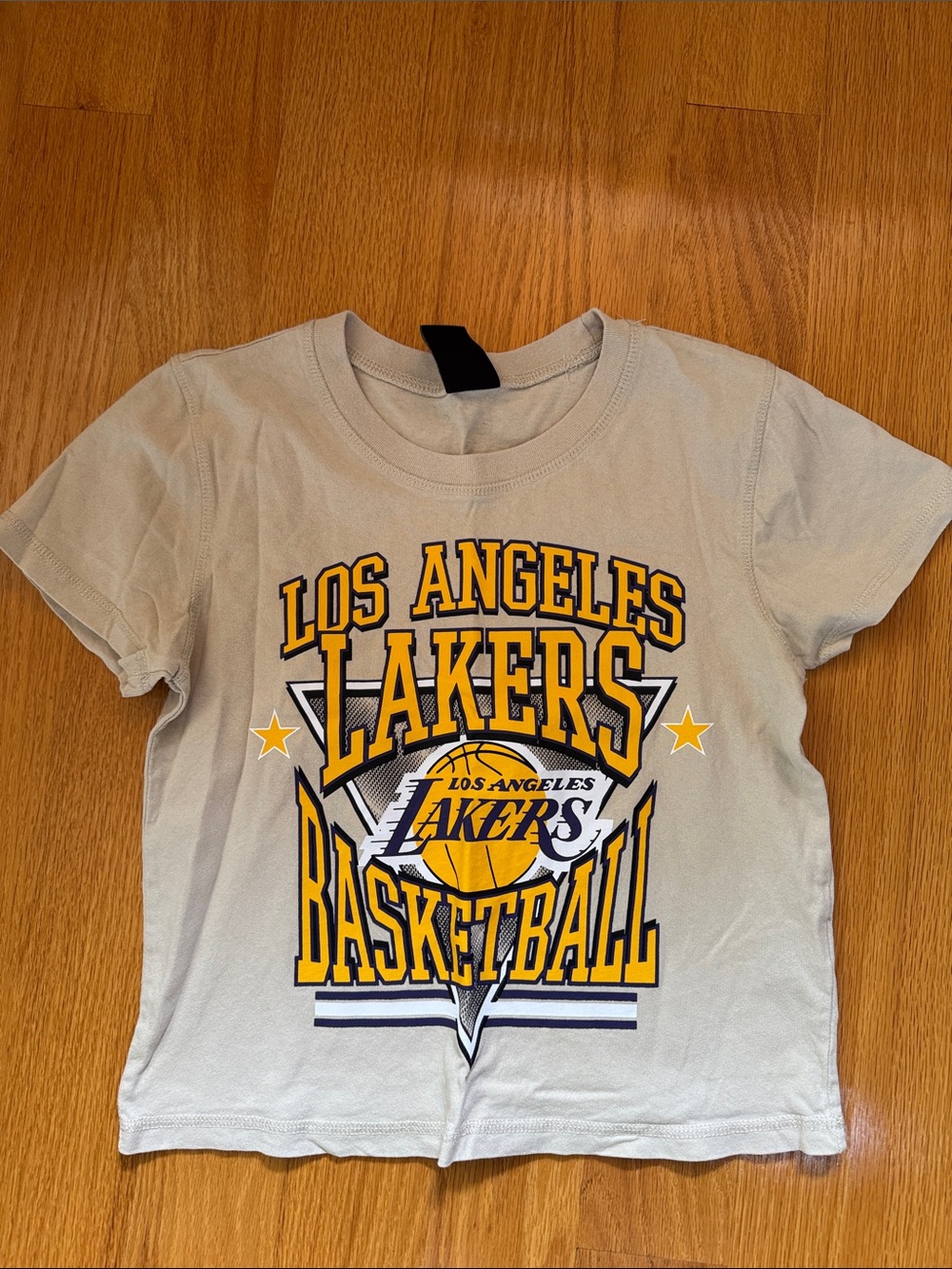 Los Angeles Lakers Short Sleeve Tee - Light Gray/Gold
